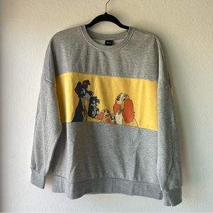 Disney - Lady and the Tramp - Oversized Crewneck Sweatshirt (BoxedLunch)